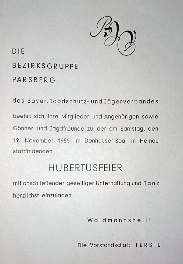 Hubertusmesse 